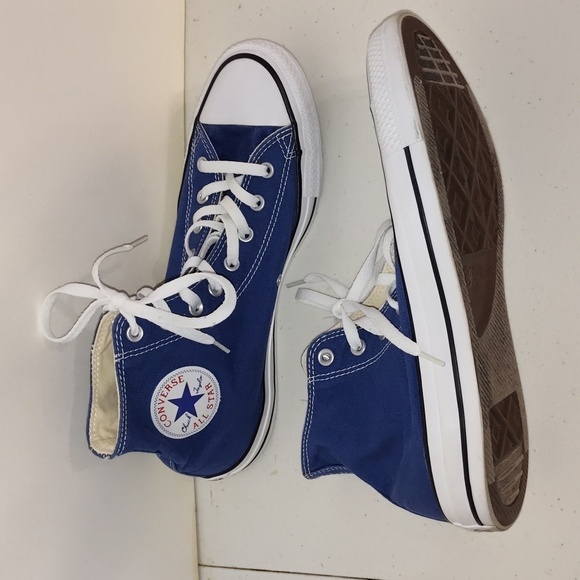 Converse Chunk Taylor high top blue   size mens 11 women 13 - Picture 4 of 16